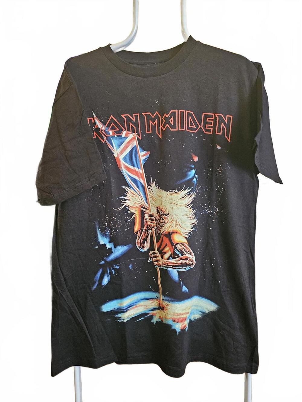 Iron Maiden THE NUMBER OF THE BEAST Men's T-Shirt - Size L - NWOT - 2 sided